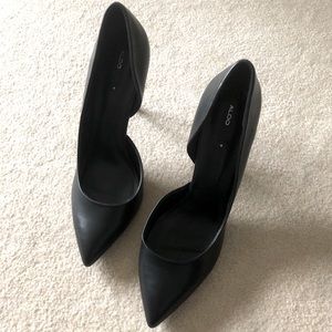 ALDO Black open arch stiletto